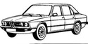 Кори под двигател за BMW 5 Ser (E12) от 1972 до 1981