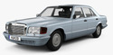 Подкалници за MERCEDES S (W126) седан от 1978 до 1991