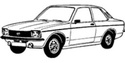 Кори под двигател за OPEL KADETT C от 1973 до 1979