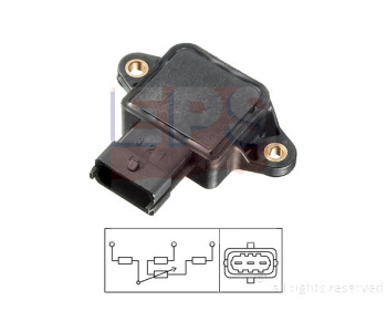 Датчик, положение на дроселовата клапа EPS 1.995.086