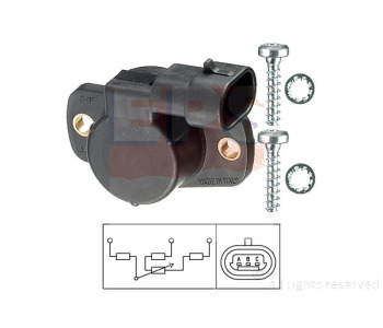 Датчик, положение на дроселовата клапа EPS 1.995.093