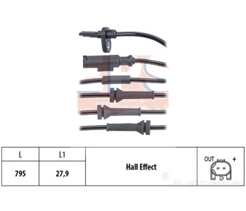 Датчик, обороти на колелото EPS
