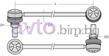 Биелета предна дясна - MOOG