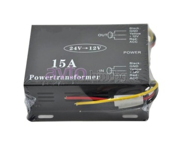 Конвертор 24V - 12V 15А
