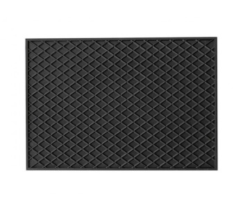 Универсална гумена стелка черна 53 x 37cm - 73020