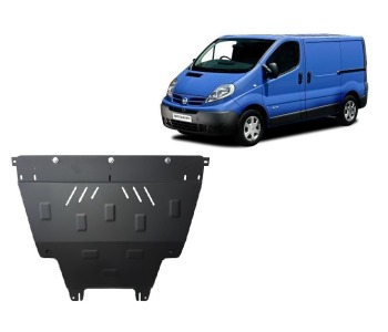 Метална кора под двигател и скоростна кутия за RENAULT TRAFIC II (EL) платформа от 2001 до 2014