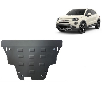 Метална кора под двигател и радиатор за FIAT 500X (334) от 2014