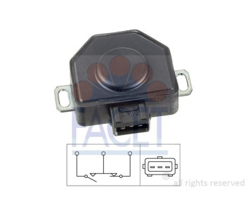 Датчик, положение на дроселовата клапа FACET 10.5032