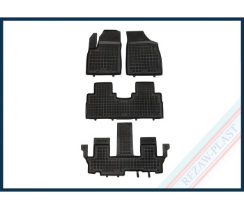 Гумени стелки комплект предни и задни черни REZAW PLAST 205602