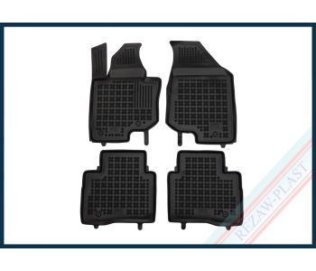 Гумени стелки комплект предни и задни черни 4 броя - REZAW PLAST 203008